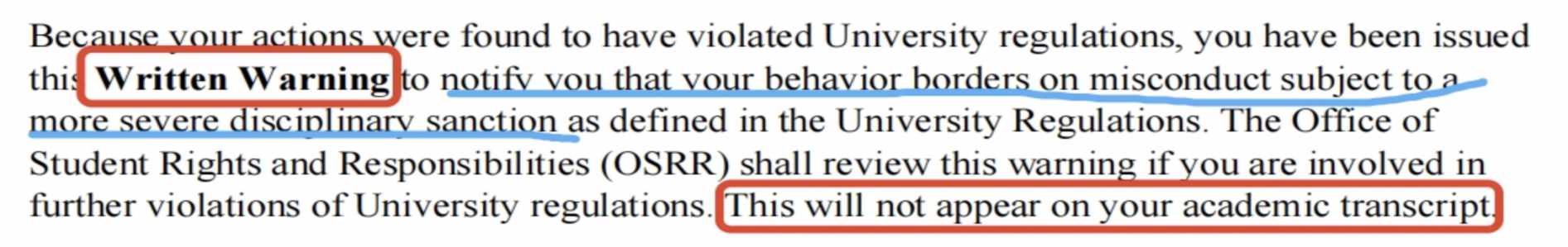 普渡大学|AI写作质疑后的说明与处理,对应结果或材料图1 / Purdue University: academic integrity and disciplinary review, case evidence 1