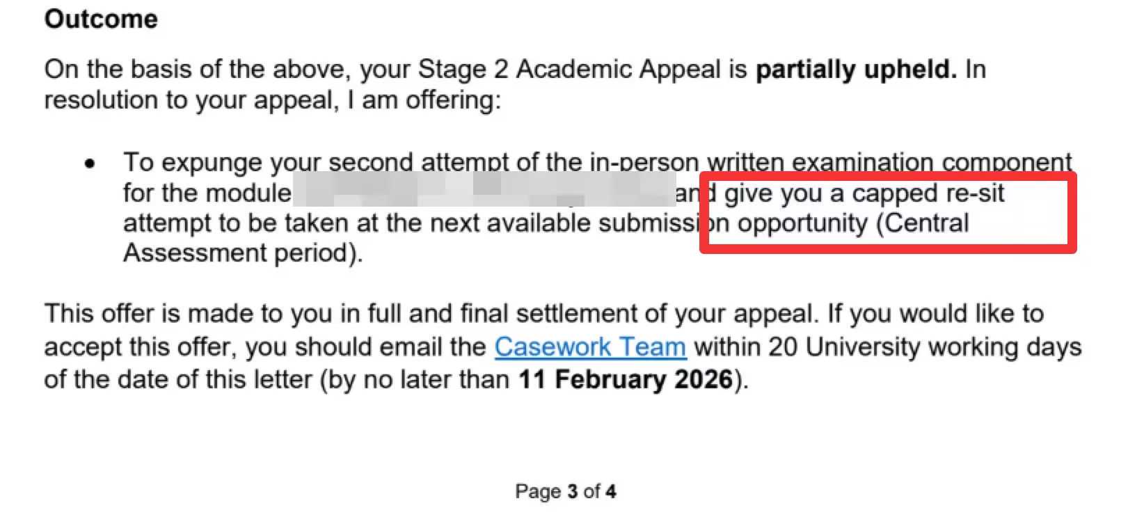 伦敦大学学院|受创后错过申诉时限,对应结果或材料图1 / University College London: grade reviews and reassessment, case evidence 1