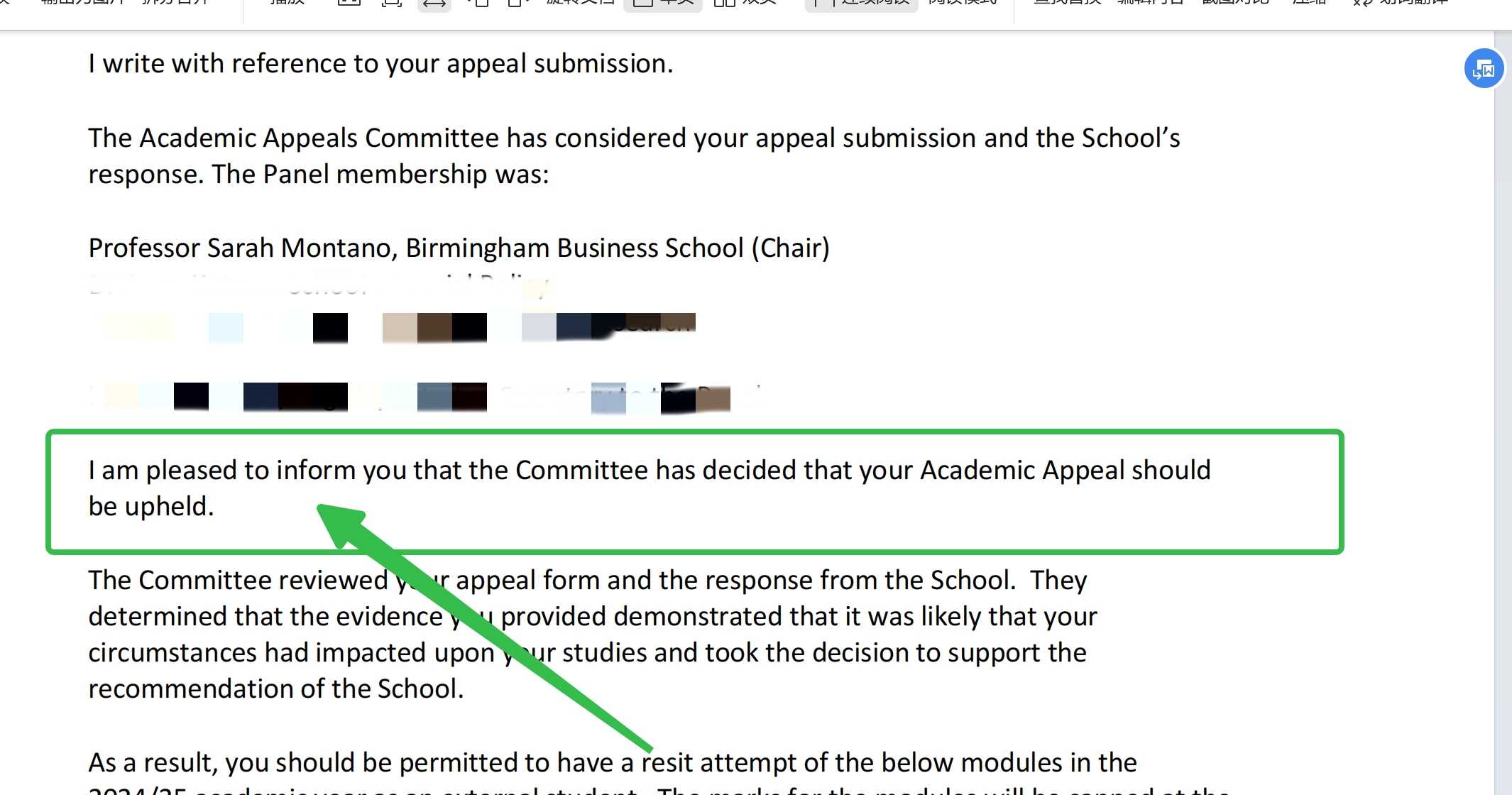 伯明翰大学|作业提交受阻后获再次考核,对应结果或材料图1 / University of Birmingham: late submission and upload issues, case evidence 1