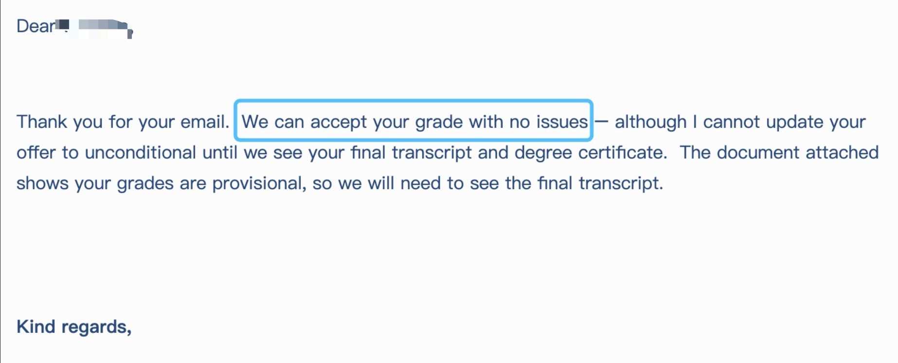 莱斯特大学|55分背景下争取录取,对应结果或材料图1 / University of Leicester: admission reviews and entry conditions, case evidence 1