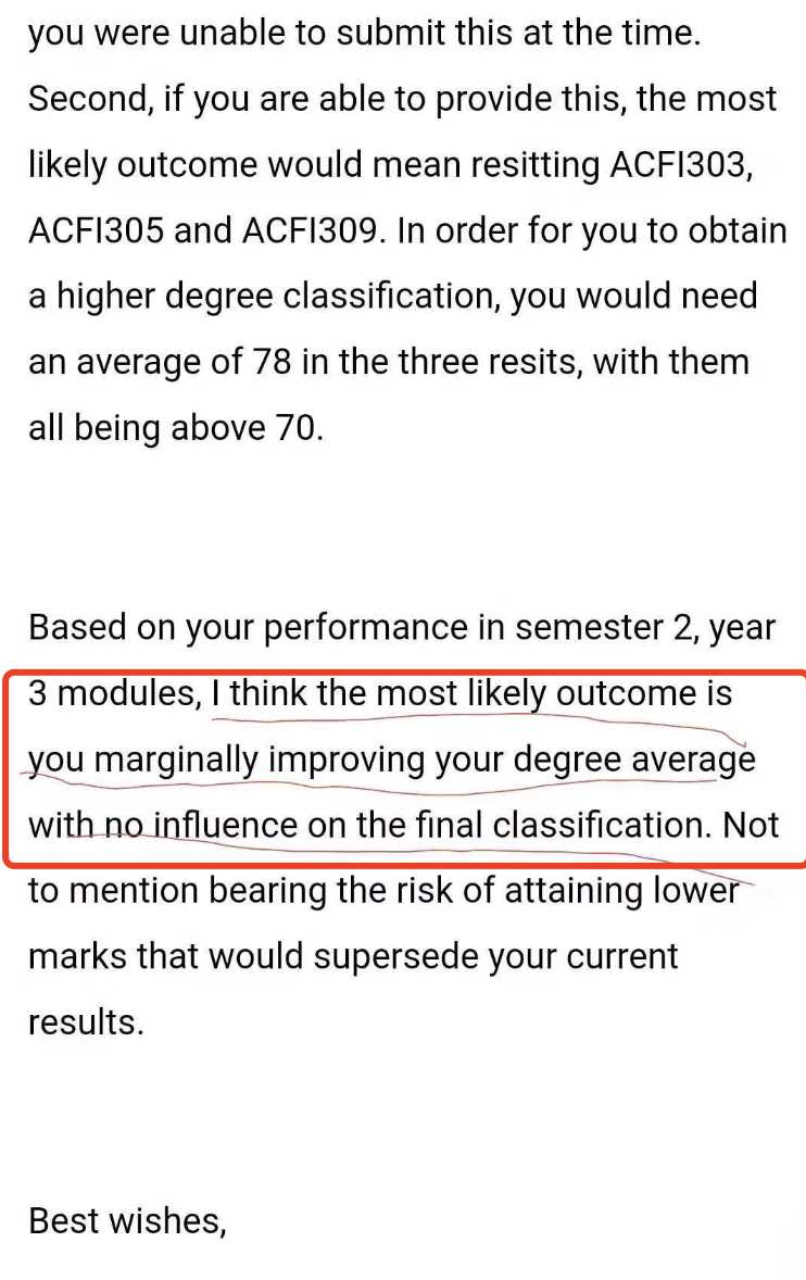 利物浦大学|四门课程重考后的成绩复议,对应结果或材料图1 / University of Liverpool: grade reviews and reassessment, case evidence 1